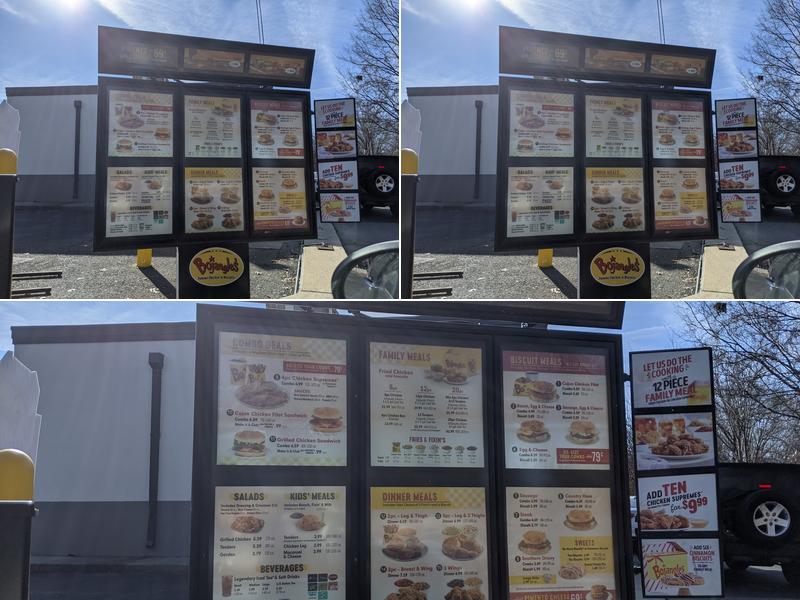 Bojangles Menu