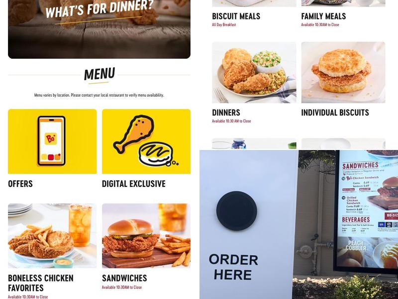 Bojangles Menu