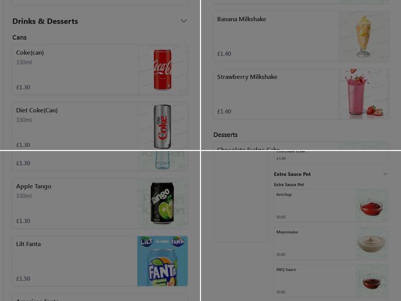 Kebab Hut Wroxham Menu