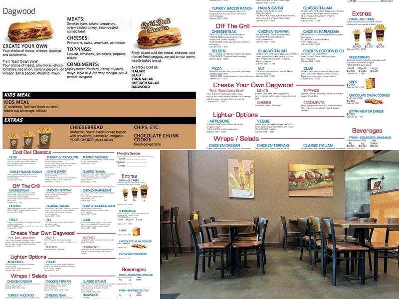 Penn Station East Coast Subs Menu