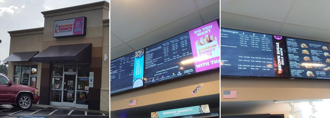 Dunkin' Menu