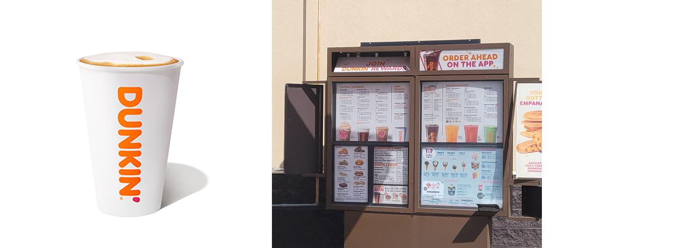 Dunkin' Menu