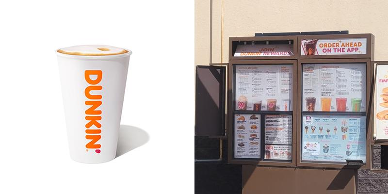 Dunkin' Menu