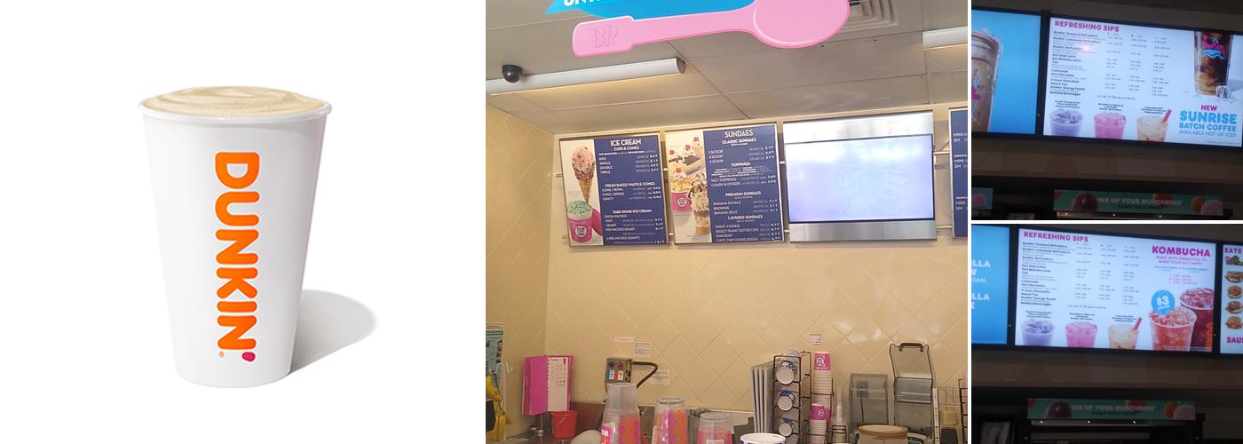 Dunkin' Menu