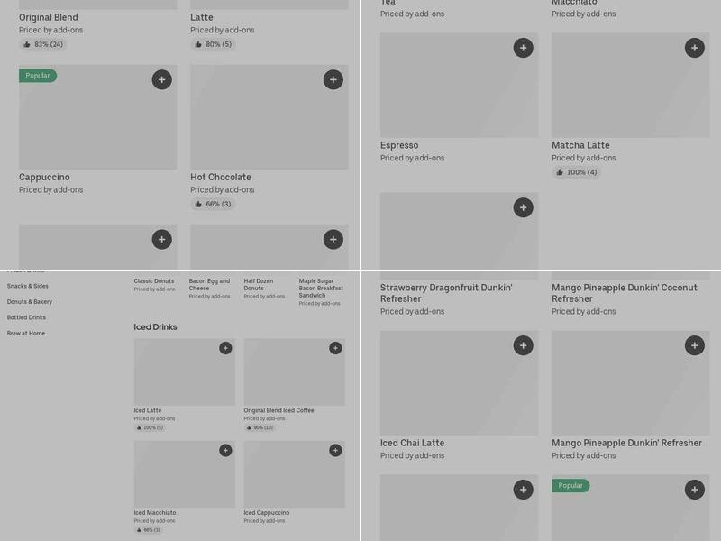 Dunkin' Menu