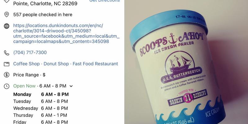 Dunkin' Menu