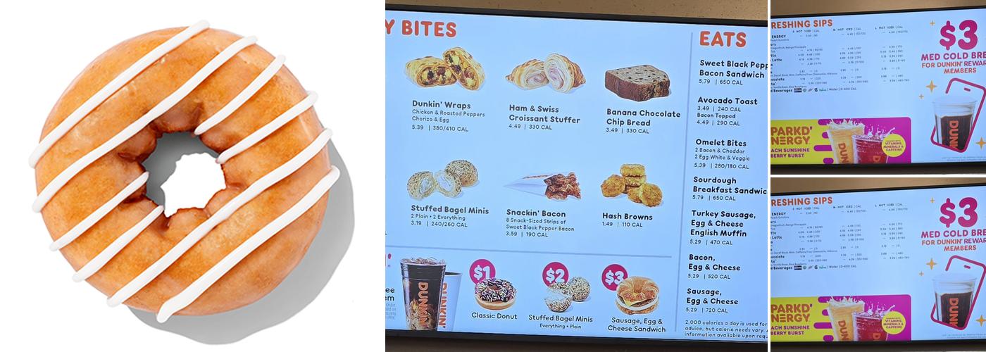 Dunkin' Menu