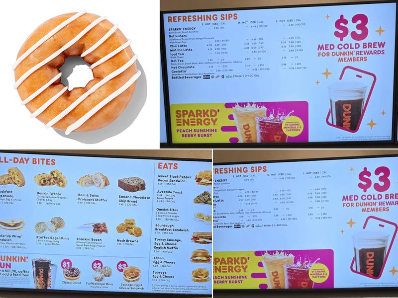 Dunkin' Menu