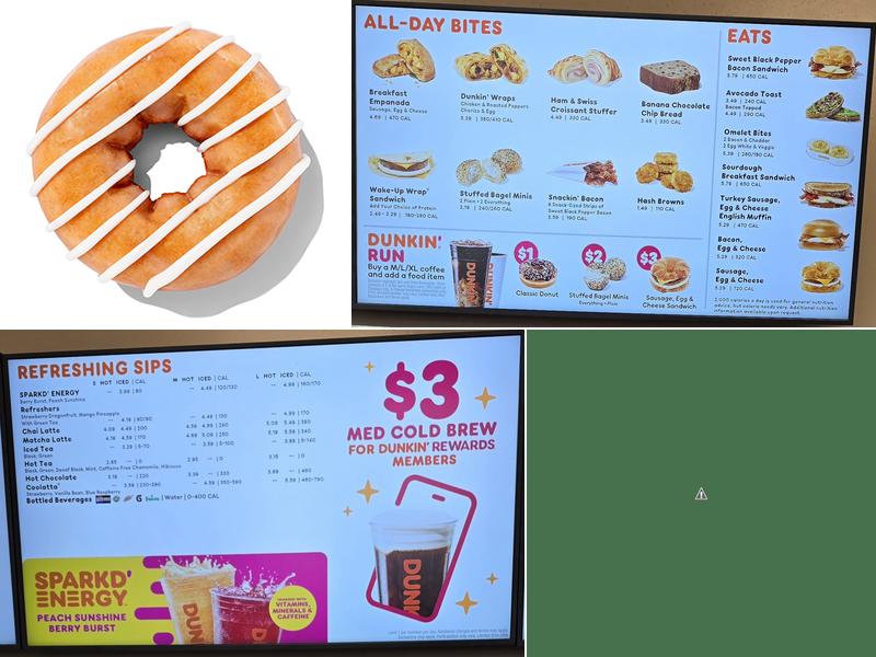 Dunkin' Menu