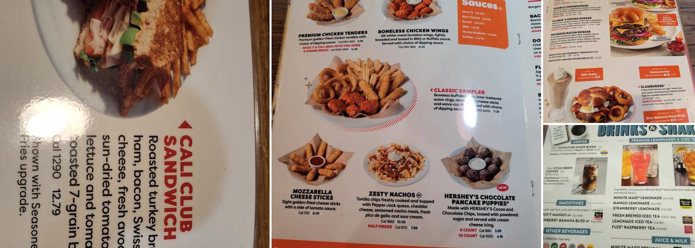 Denny's Menu