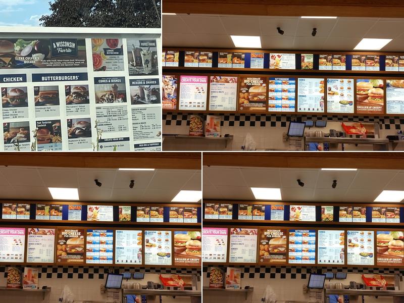Culver's Menu