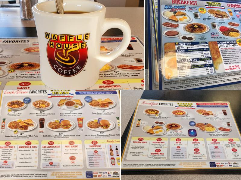 Waffle House Menu