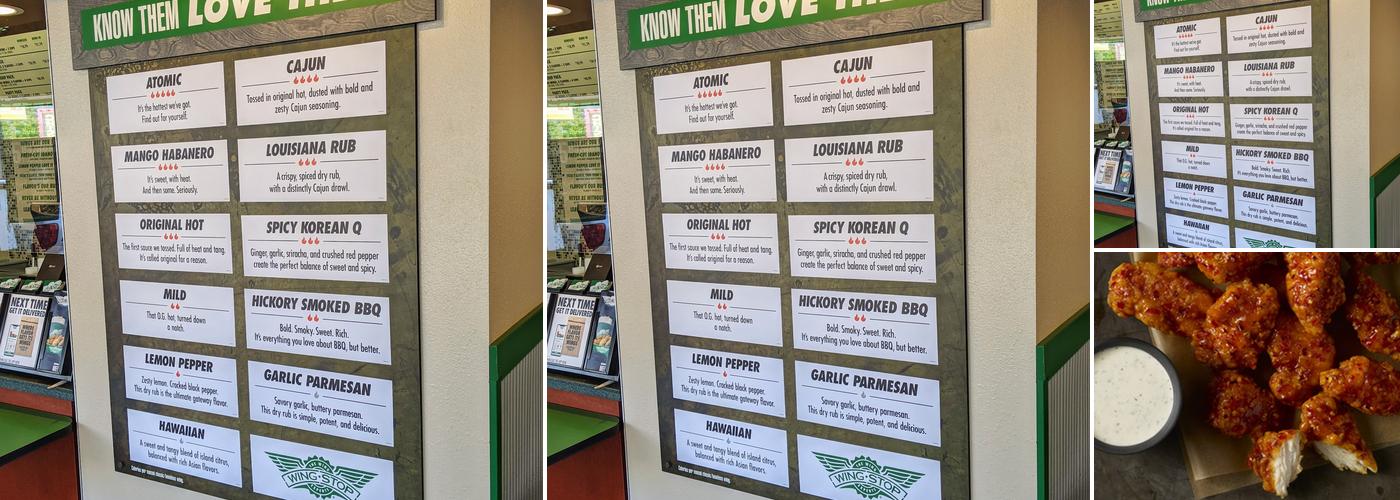 Wingstop Menu