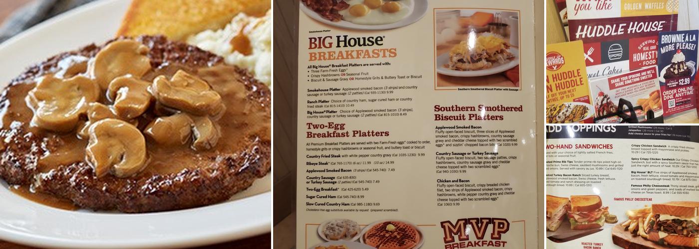 Huddle House Menu