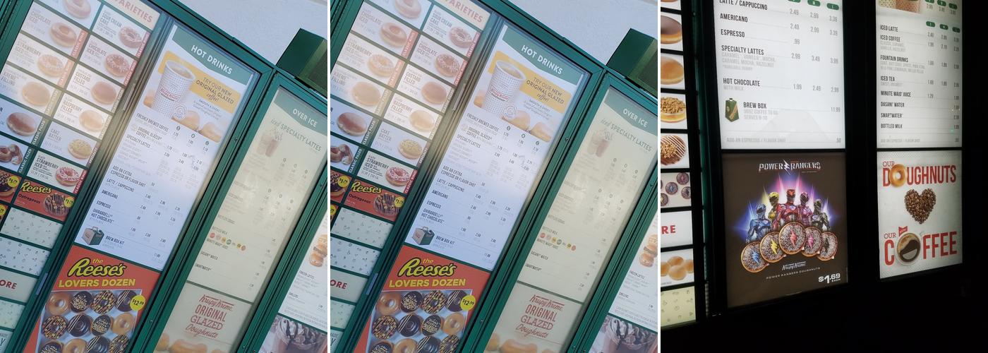 Krispy Kreme Menu