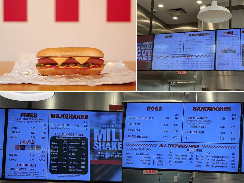 Five Guys Menu