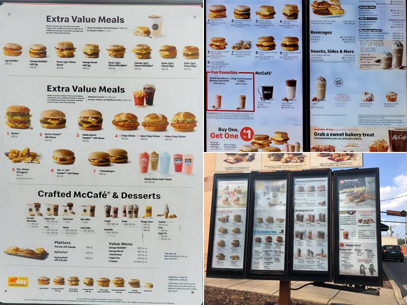 McDonald's Menu