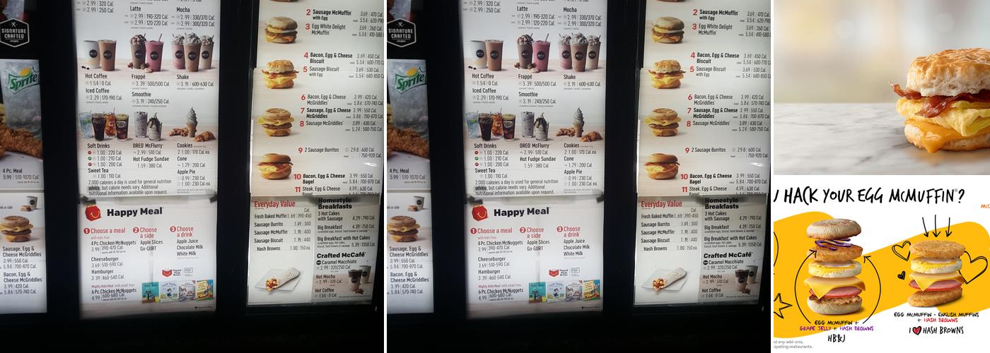 McDonald's Menu
