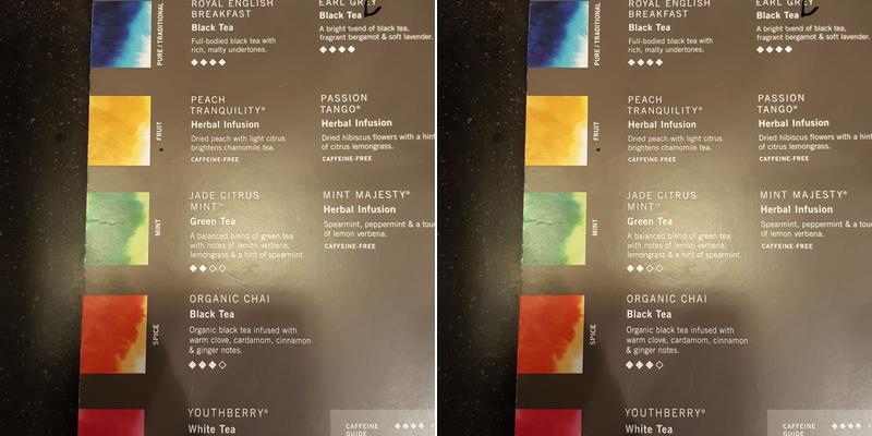 Starbucks Menu