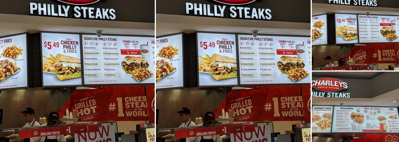 Charleys Cheesesteaks Menu