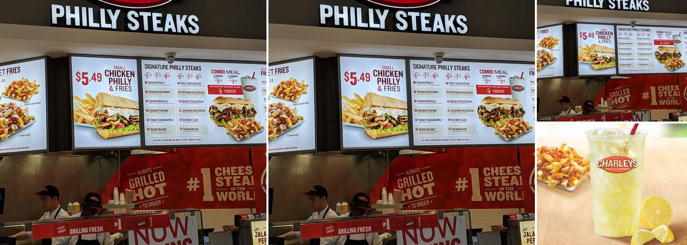 Charleys Cheesesteaks Menu