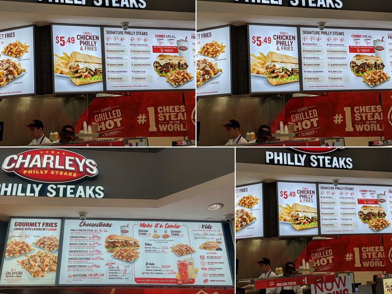 Charleys Cheesesteaks Menu