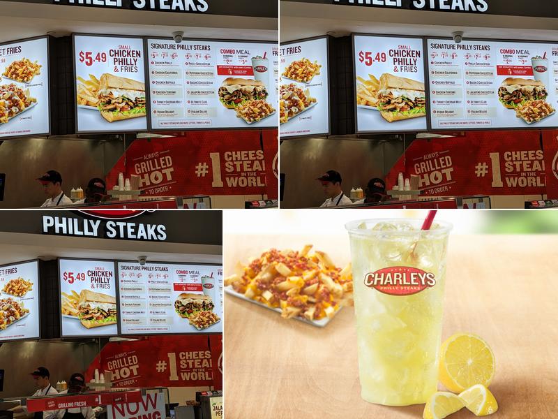 Charleys Cheesesteaks Menu