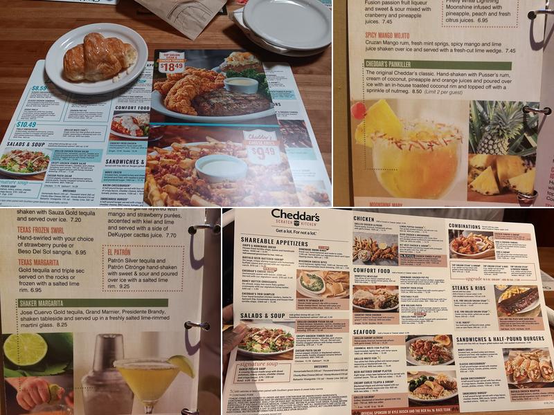 Cheddar's Scratch Kitchen Menu