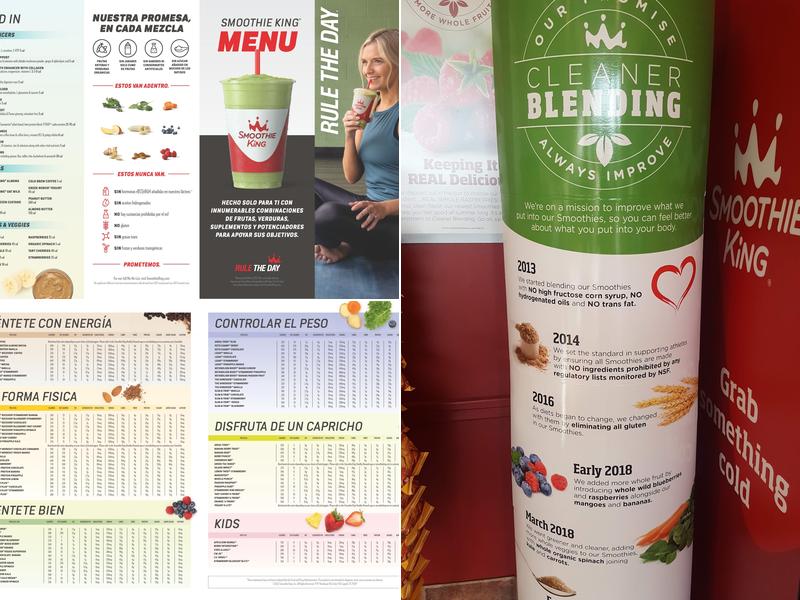 Smoothie King Menu