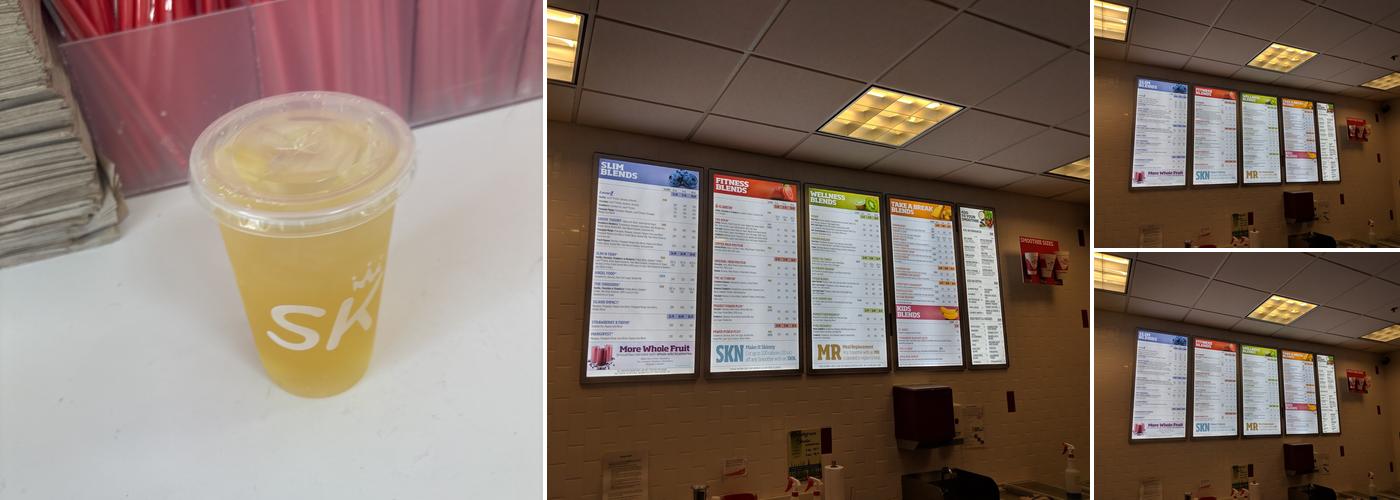 Smoothie King Menu