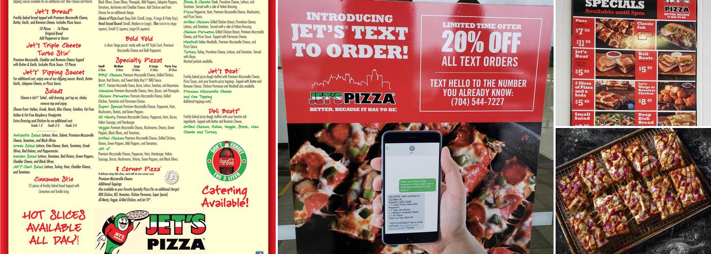 Jet's Pizza Menu