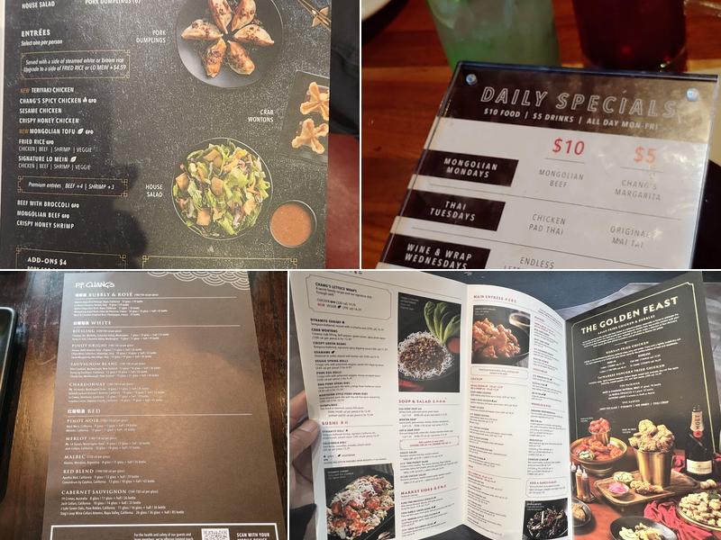 P.F. Chang's Menu
