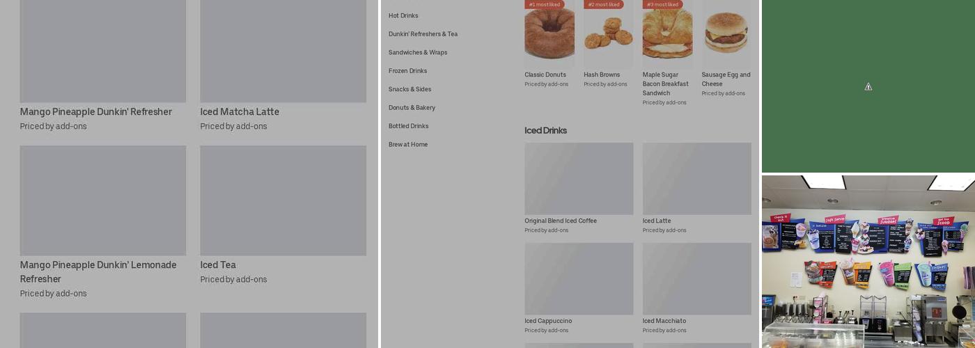 Dunkin' Menu