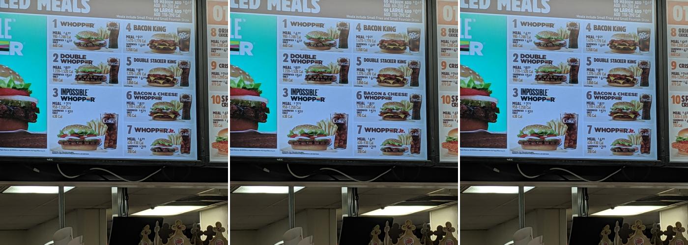 Burger King Menu