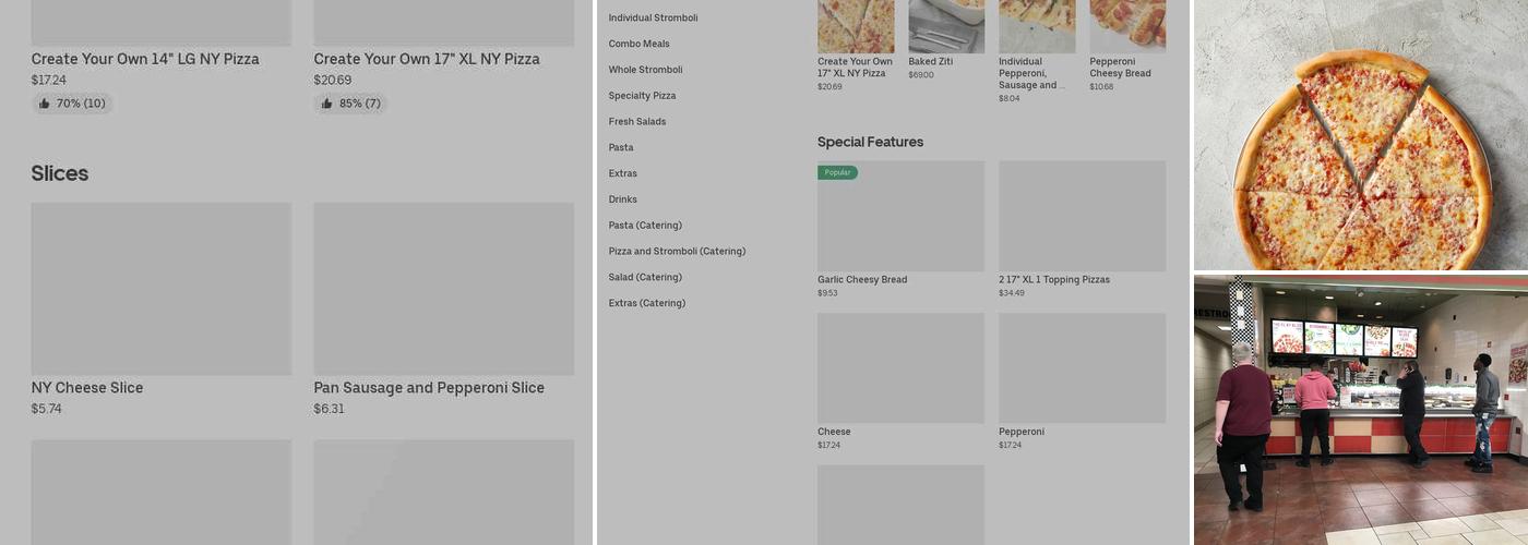 Sbarro Menu