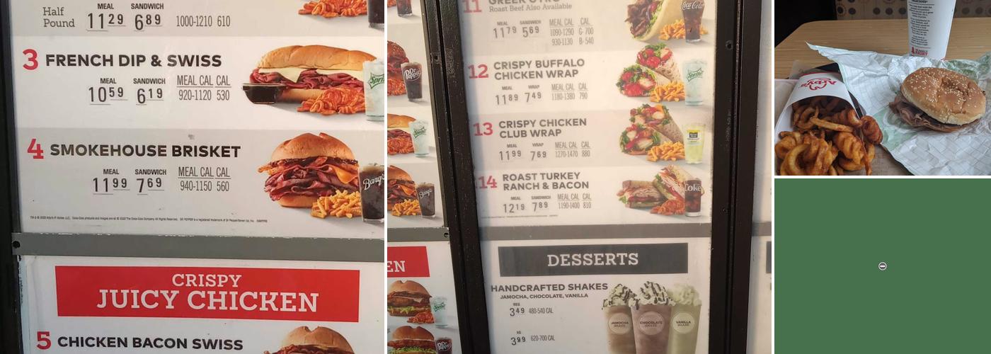 Arby's Menu