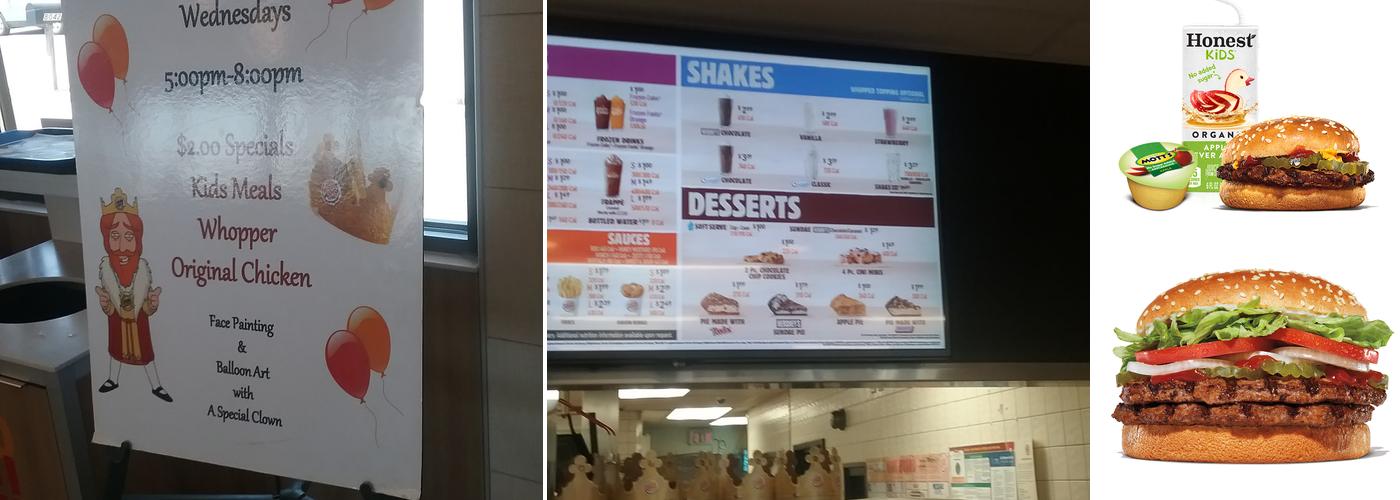 Burger King Menu