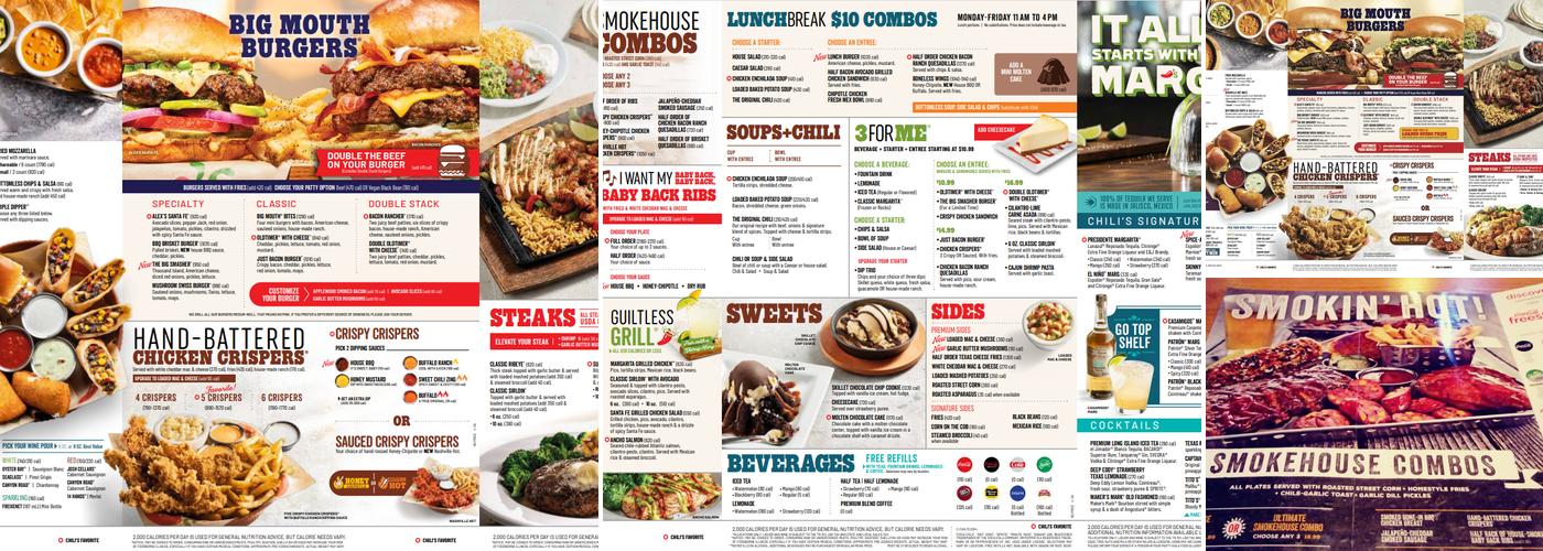 Chili's Grill & Bar Menu