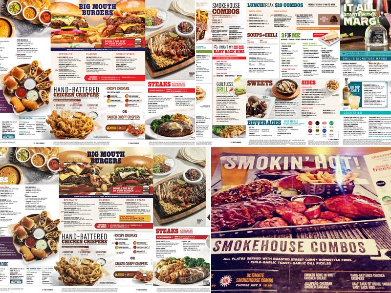 Chili's Grill & Bar Menu