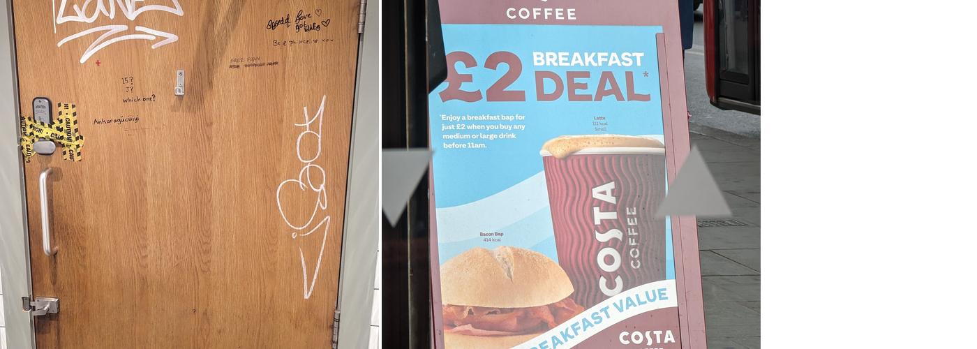 Costa Coffee Menu