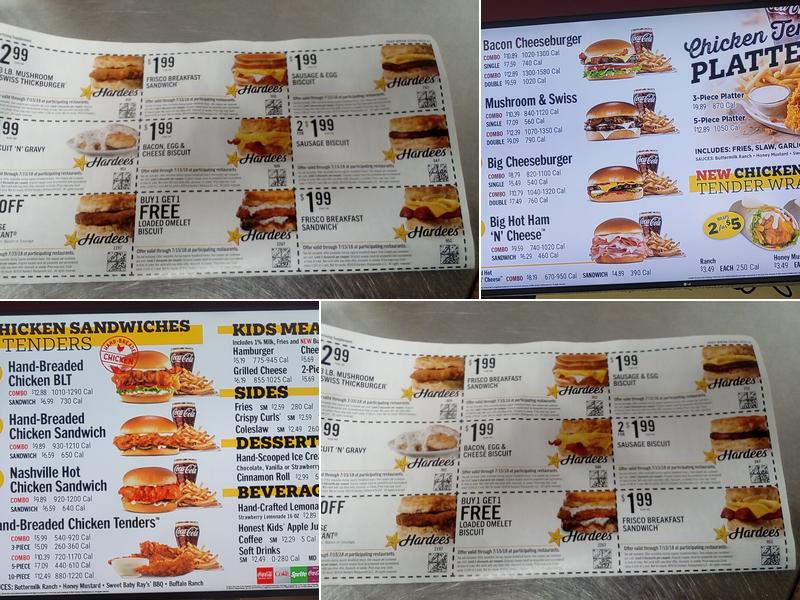 Hardee’s Menu