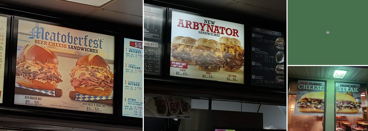 Arby's Menu