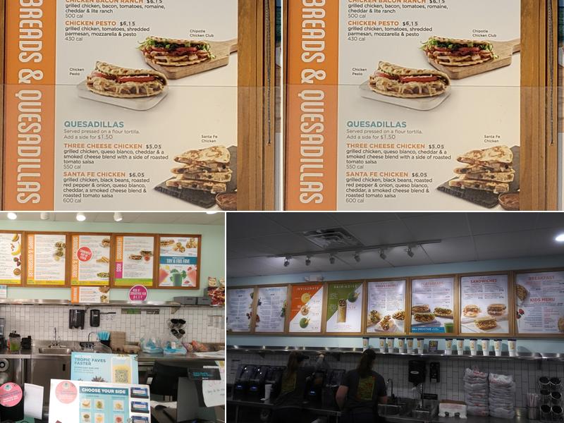 Tropical Smoothie Cafe Menu