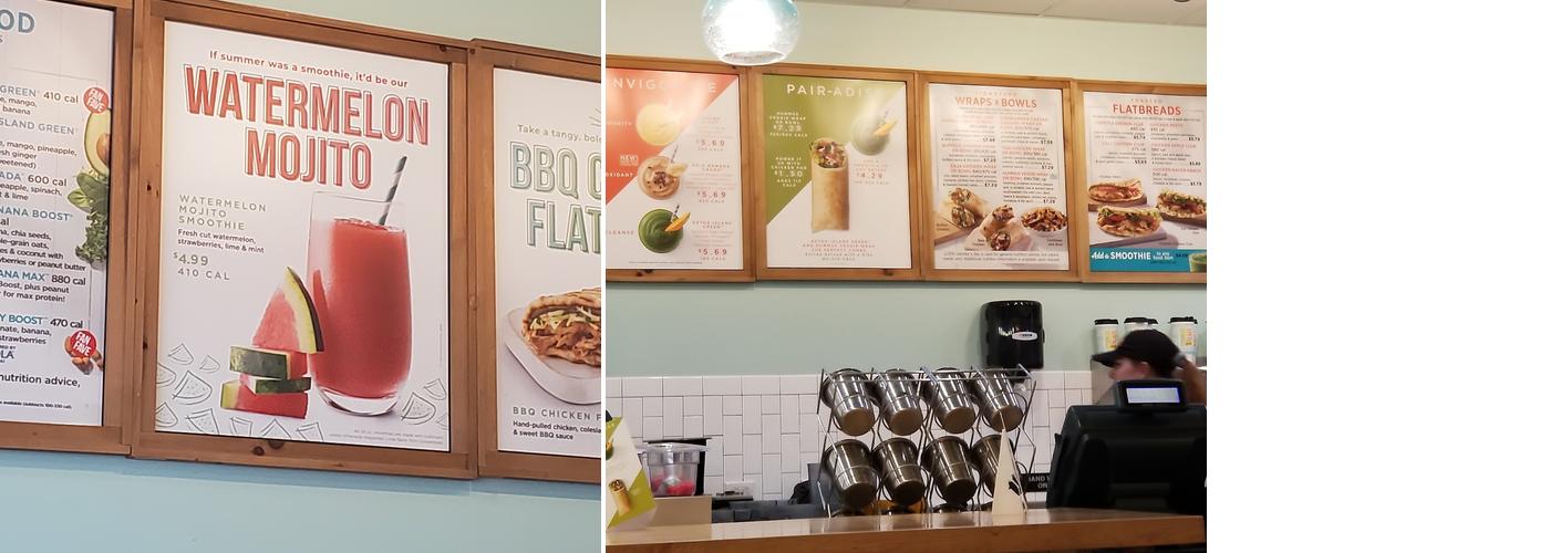 Tropical Smoothie Cafe Menu