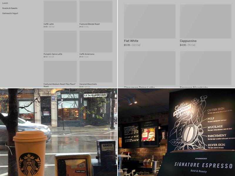 Starbucks Menu