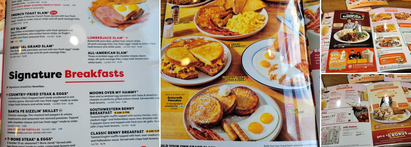 Denny's Menu