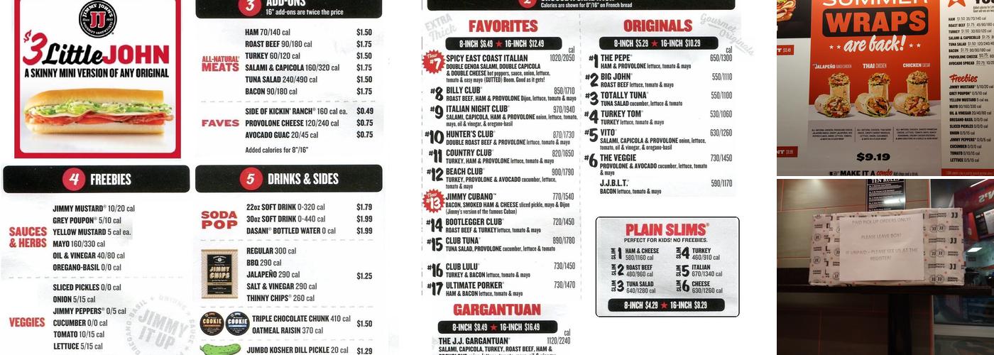 Jimmy John's Menu