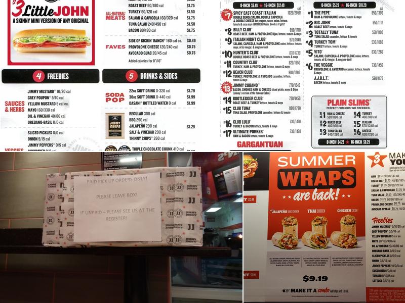 Jimmy John's Menu