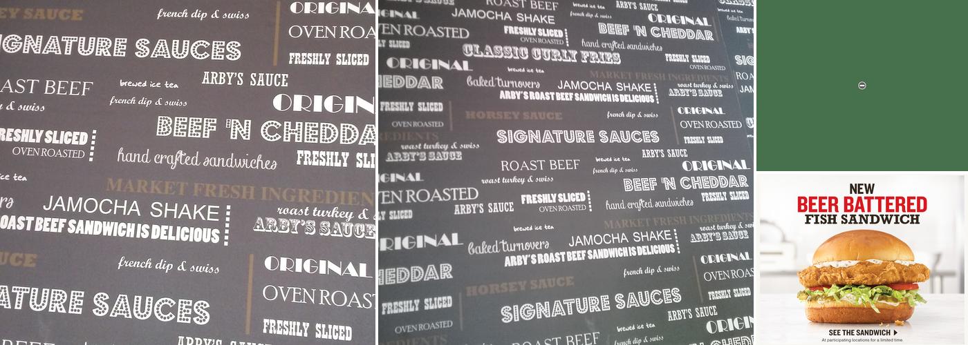 Arby's Menu