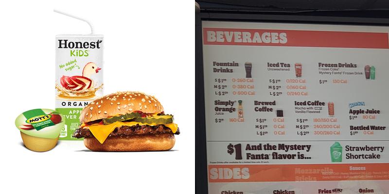 Burger King Menu